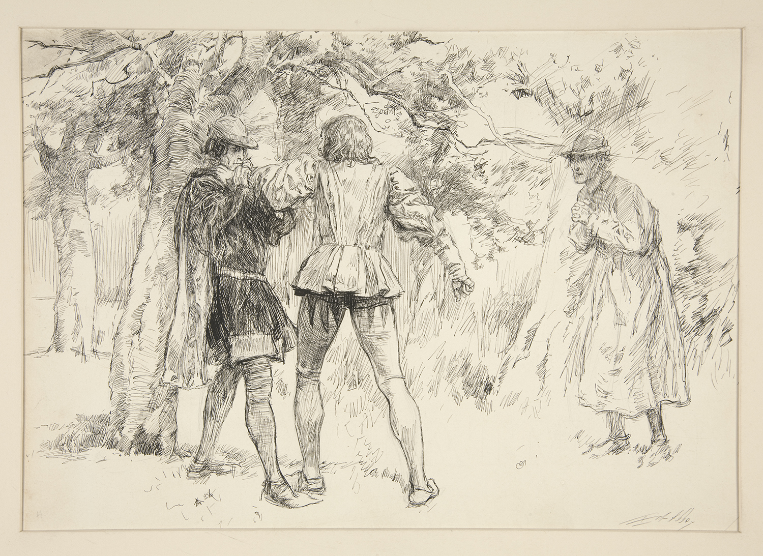 Shakespeare: Comme il vous plaira. Illustration de Edward Abbey.