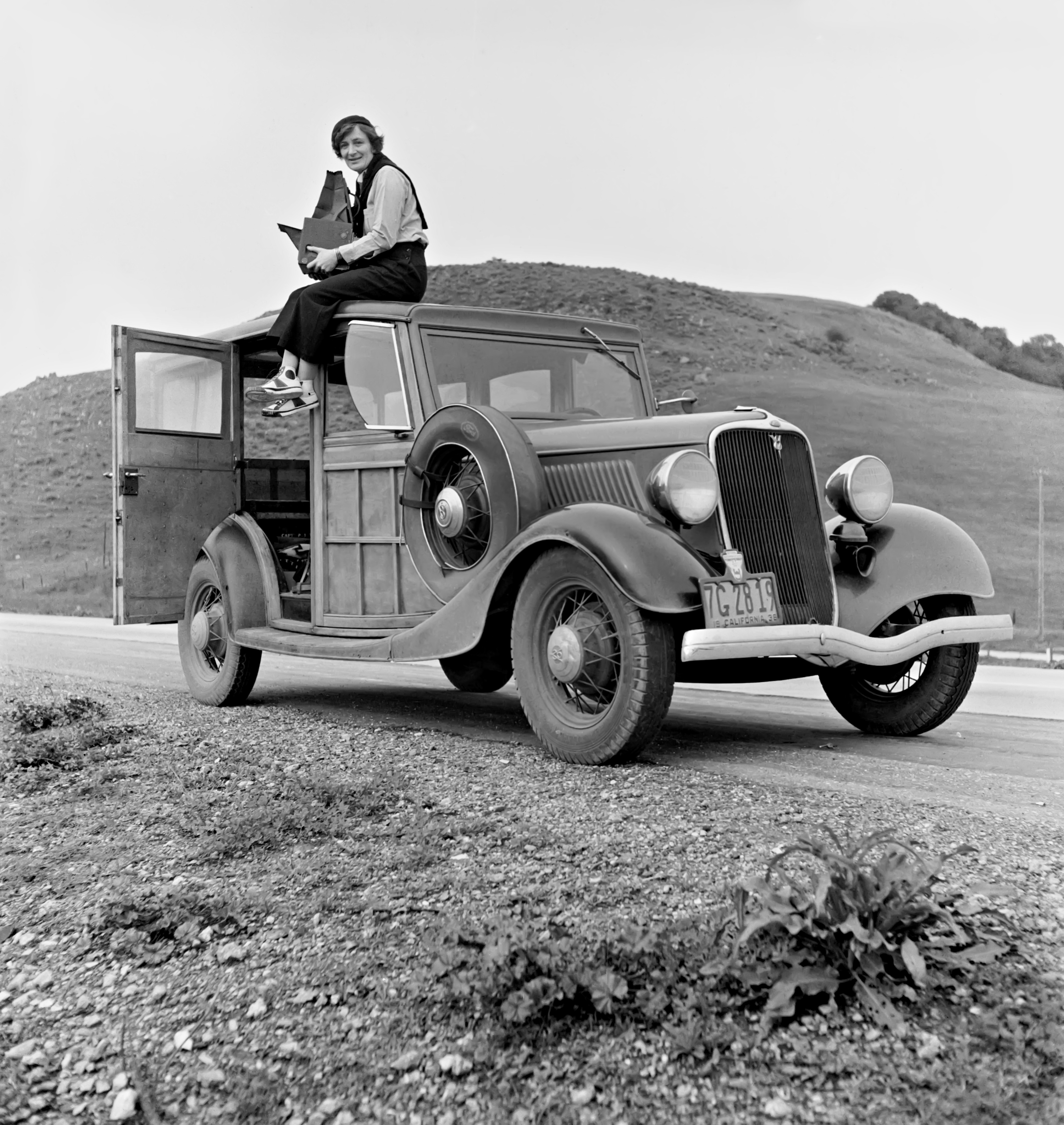 Dorothea Lange photographiée par Paul Taylor