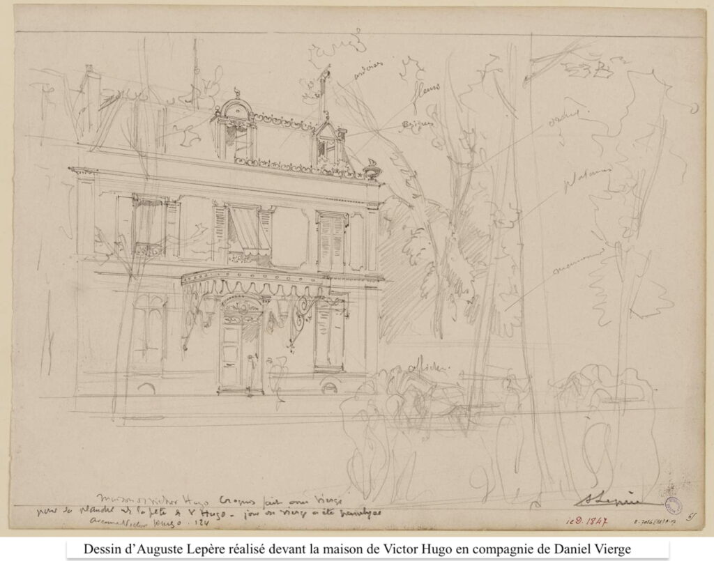 Auguste Lepère. Maison de Victor Hugo avenue d'Eylau