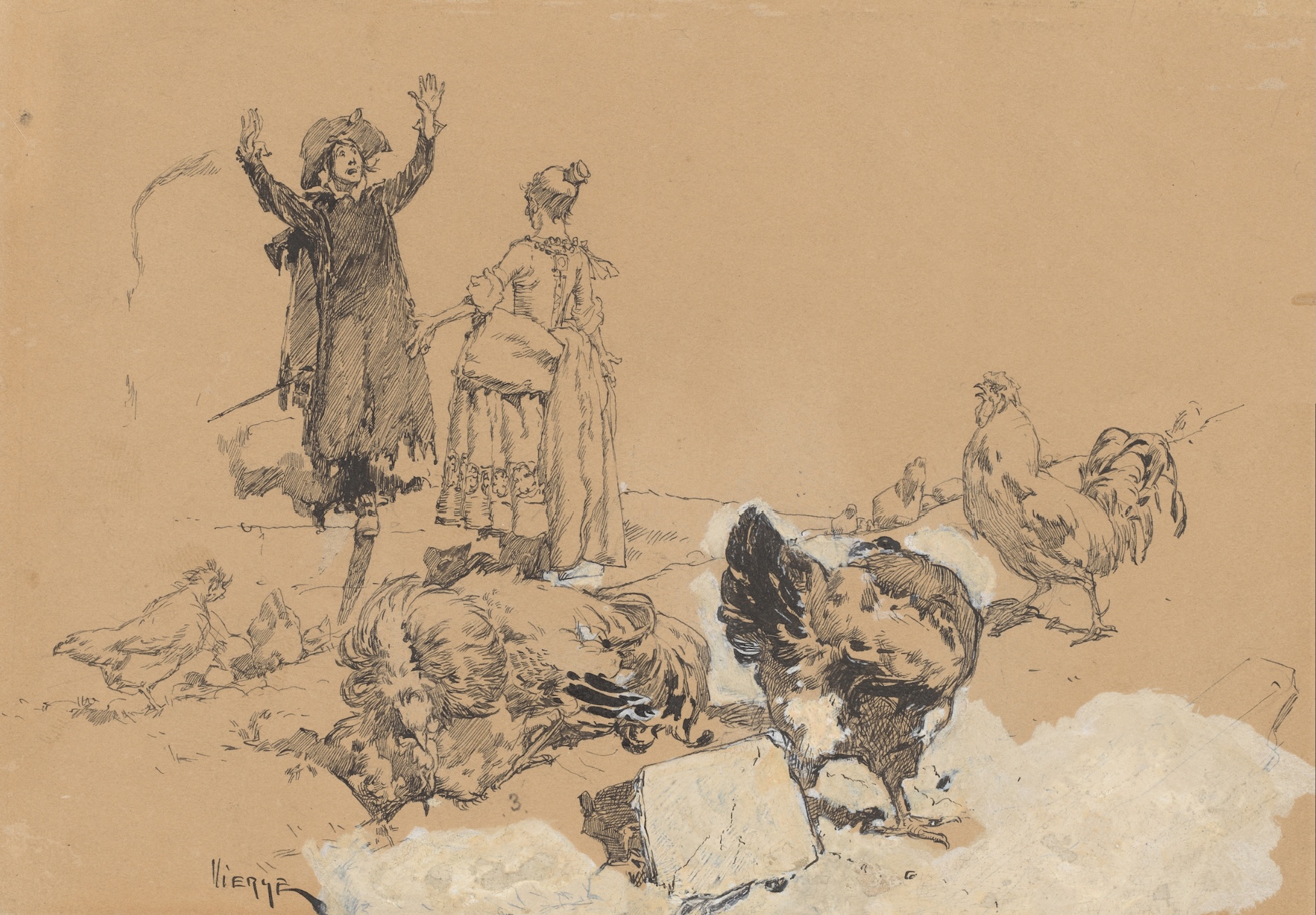 Daniel Vierge. Pablo de Ségovie: esquisse