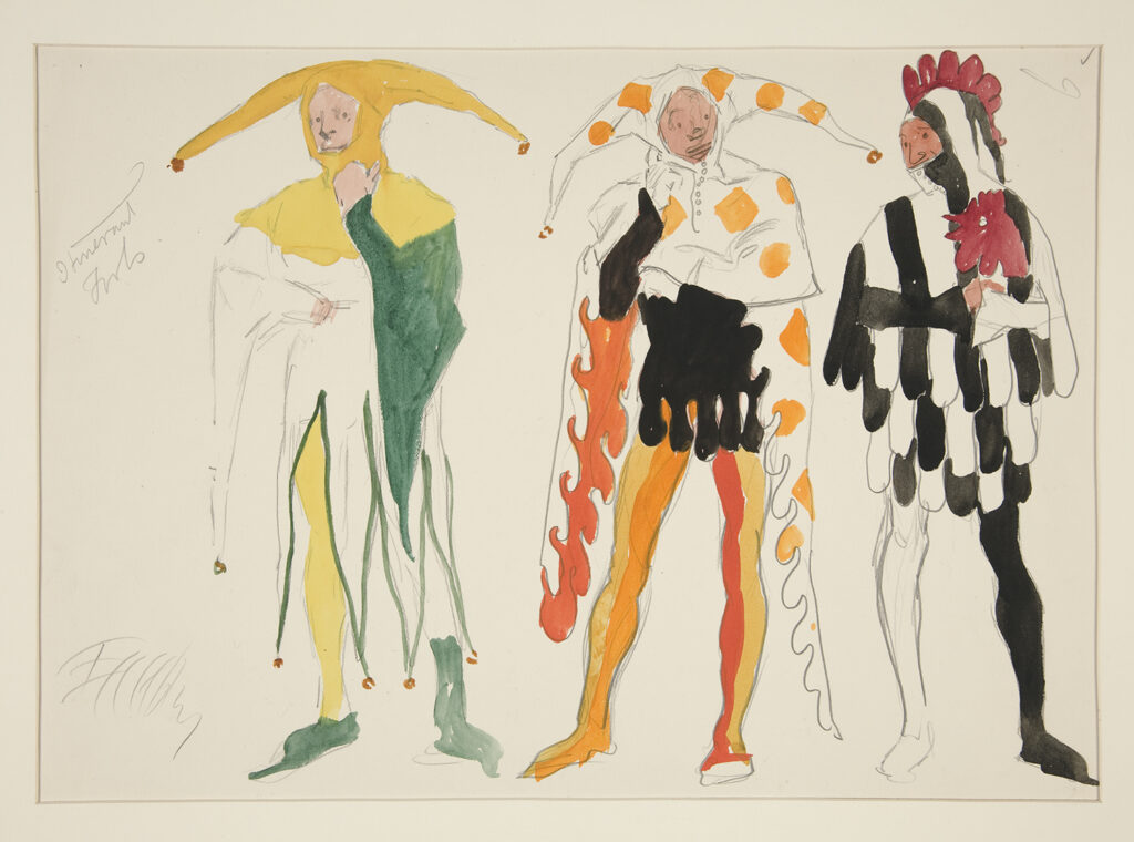 Richard II / Henry Irving / dessin des costumes: Edwin Abbey