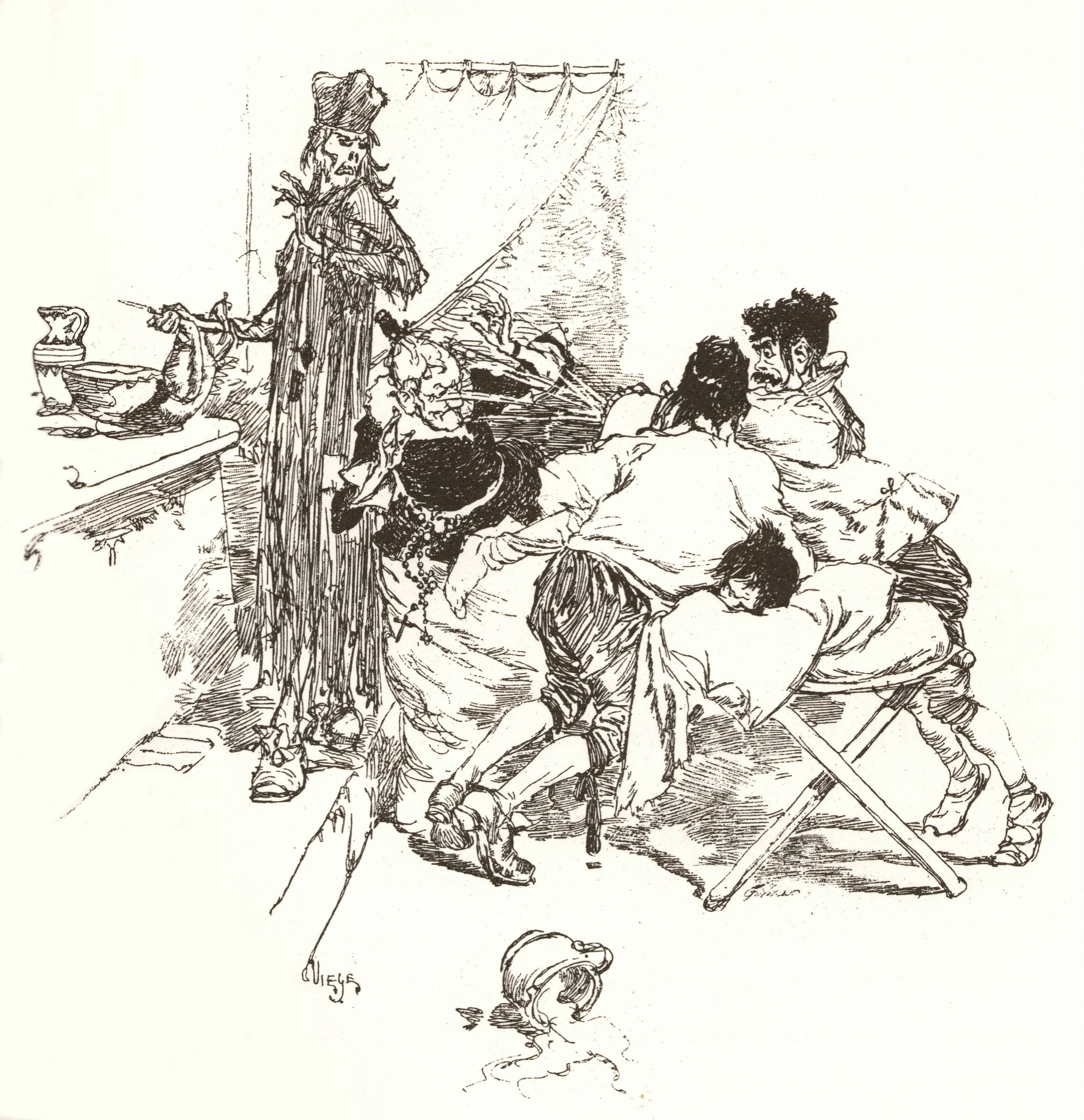 Daniel Vierge. Pablo de Ségovie: illustration