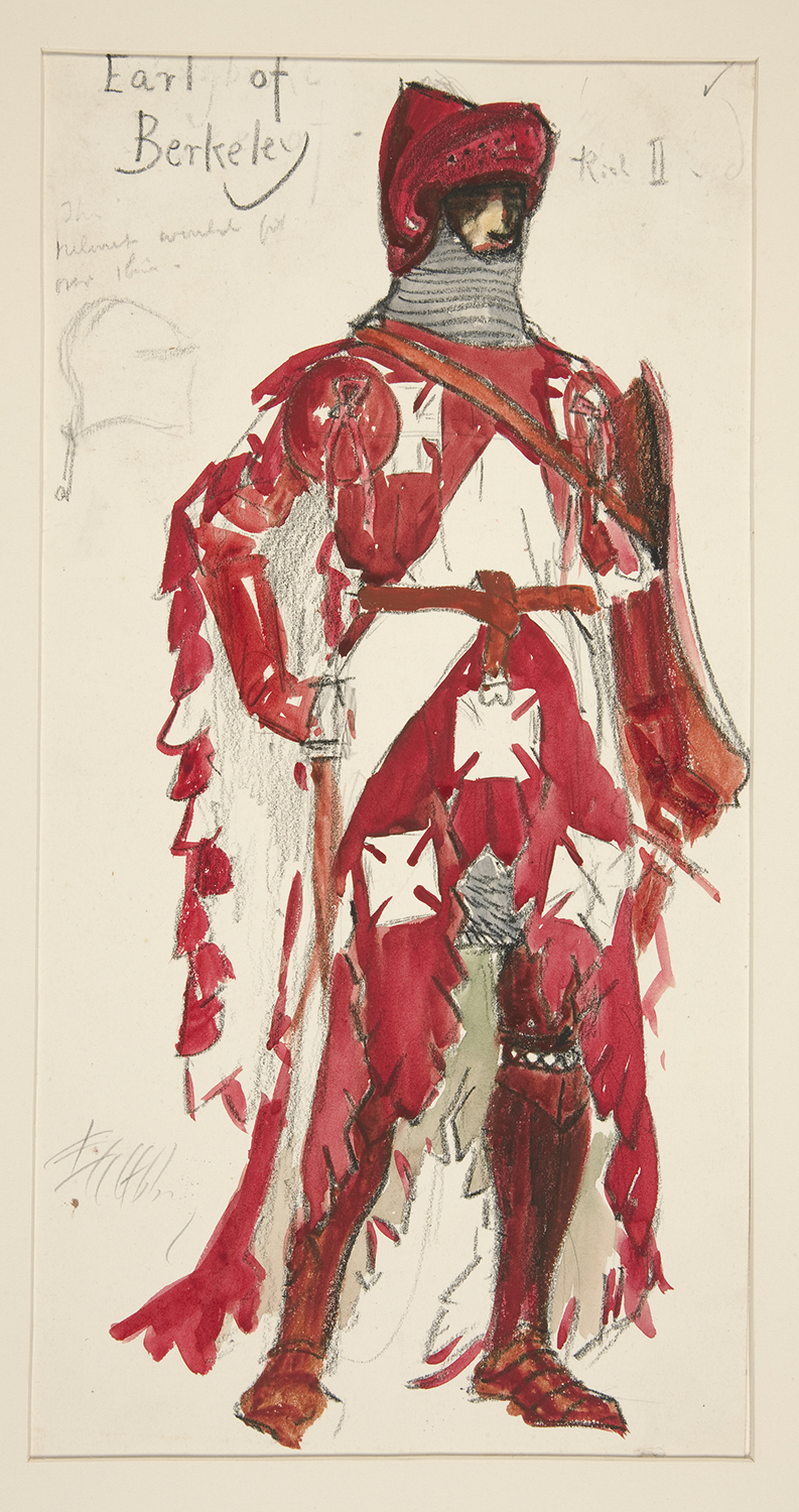 Richard II / Henry Irving / dessin des costumes: Edwin Abbey