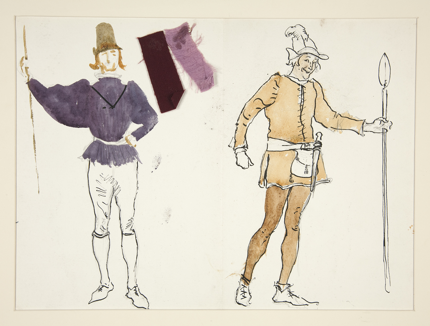 Richard II / Henry Irving / dessin des costumes: Edwin Abbey