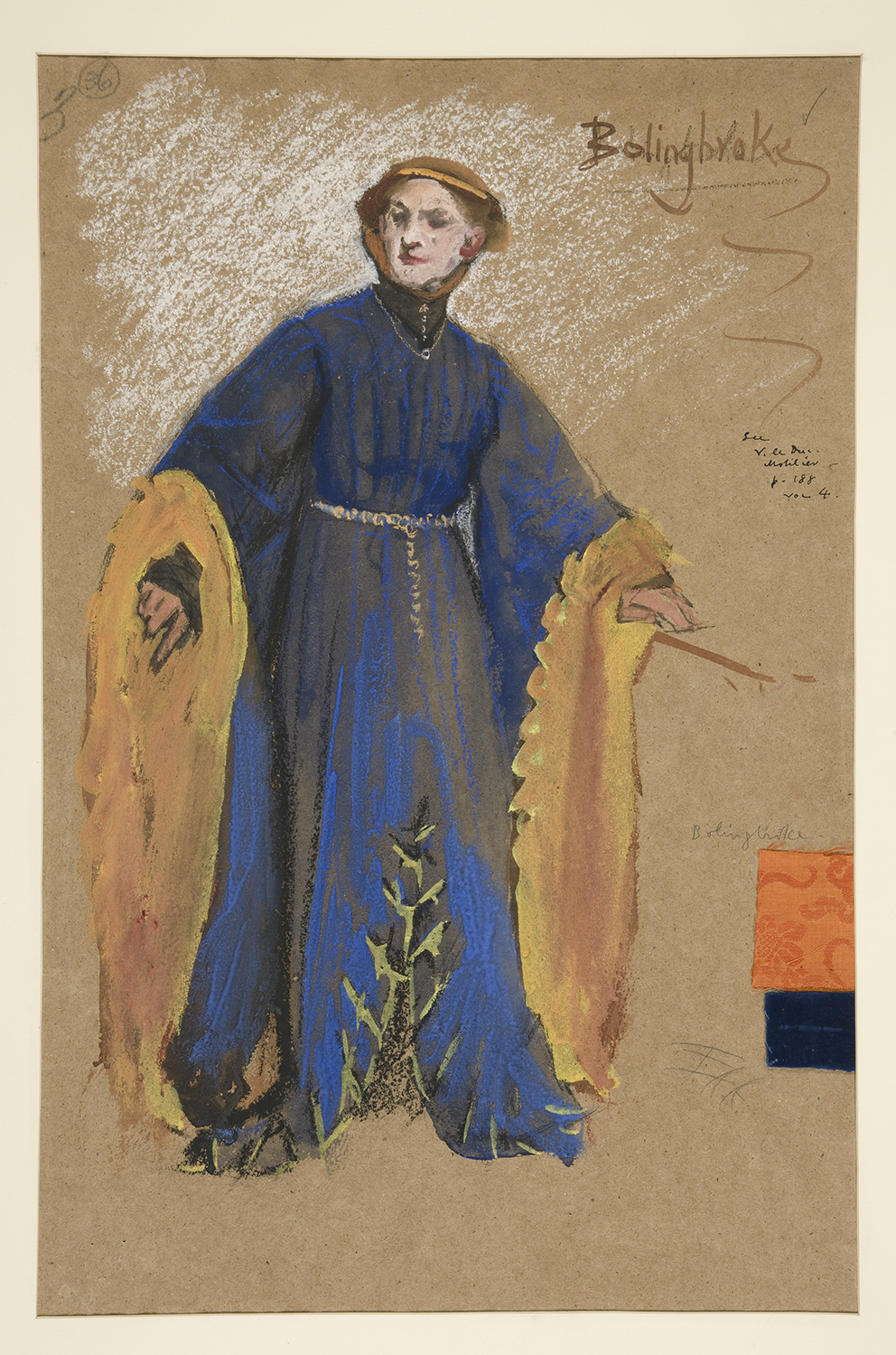 Richard II / Henry Irving / dessin des costumes: Edwin Abbey
