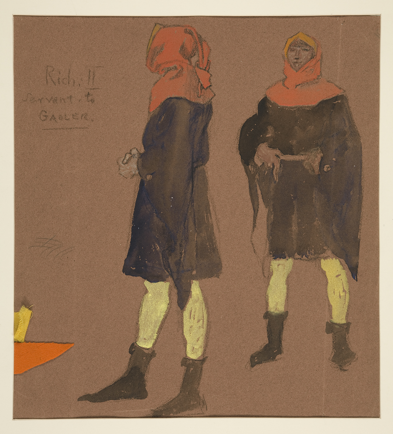 Richard II / Henry Irving / dessin des costumes: Edwin Abbey