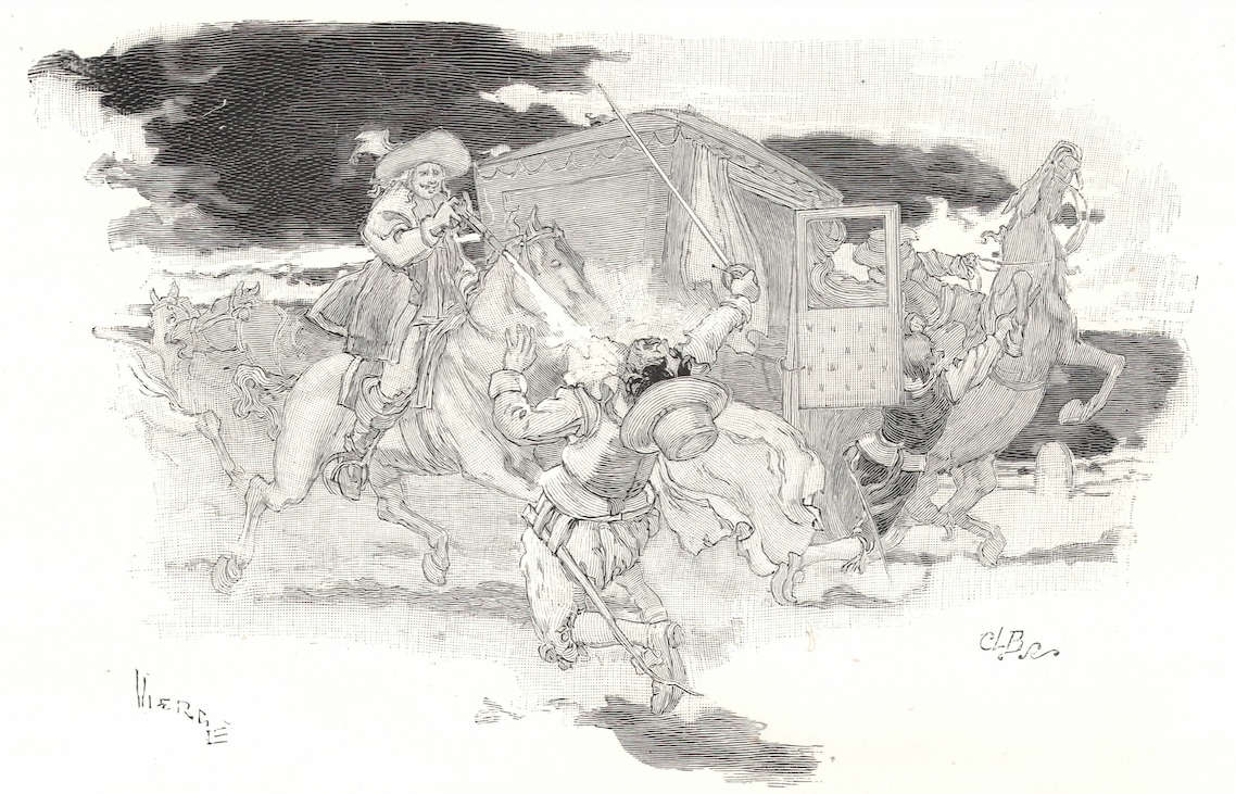 Clément-Édouard Bellenger: Le Cabaret des Trois vertus de Saint-Juirs, sur un dessin de Daniel Vierge