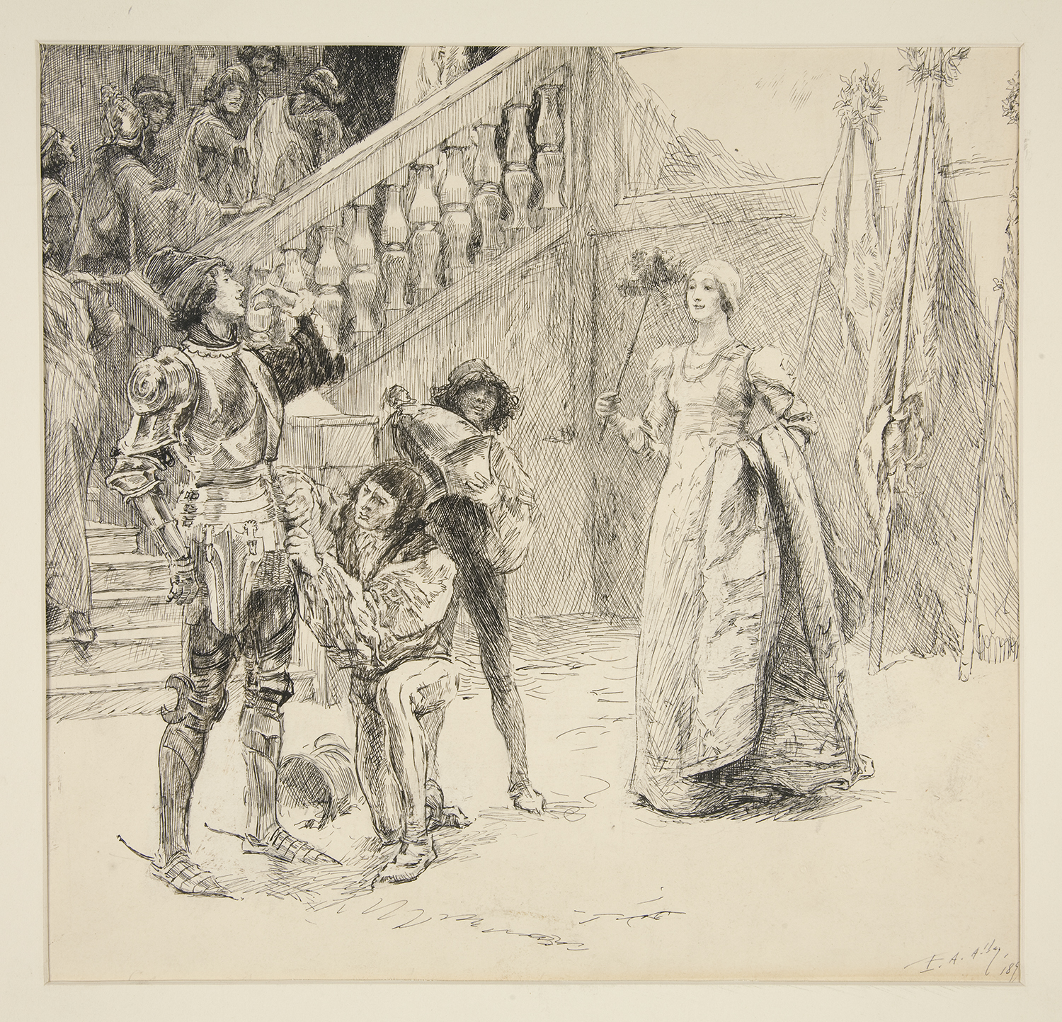 Shakespeare: Beaucoup de bruit pour rien. Illustration de Edward Abbey.