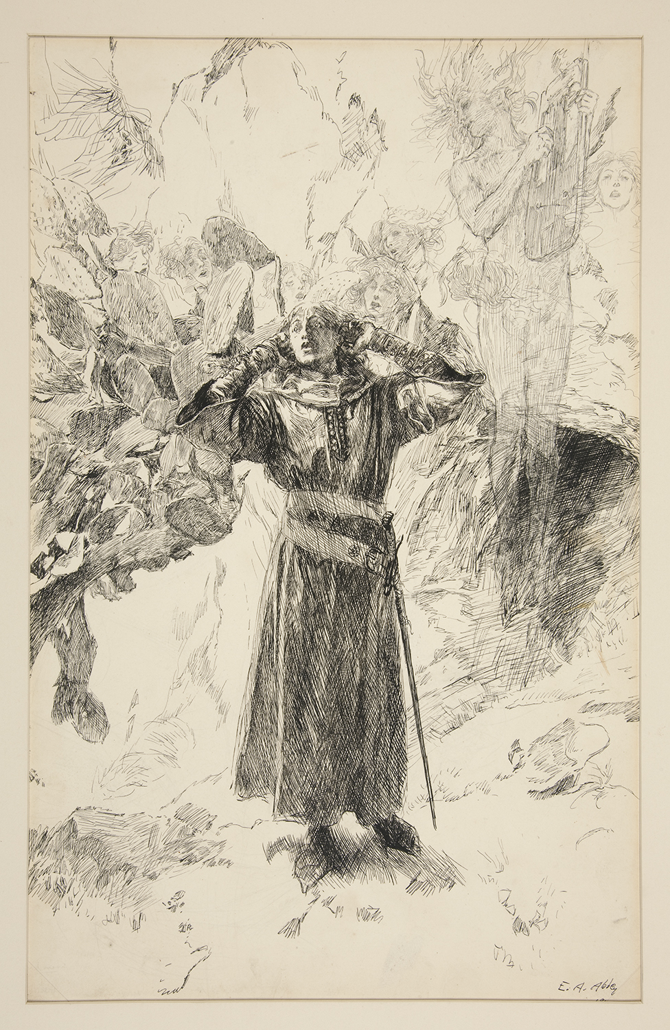 Shakespeare: La Tempête, illustration: Edward Abbey