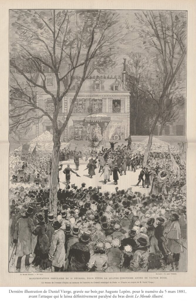Daniel Vierge. Anniversaire de Victor Hugo