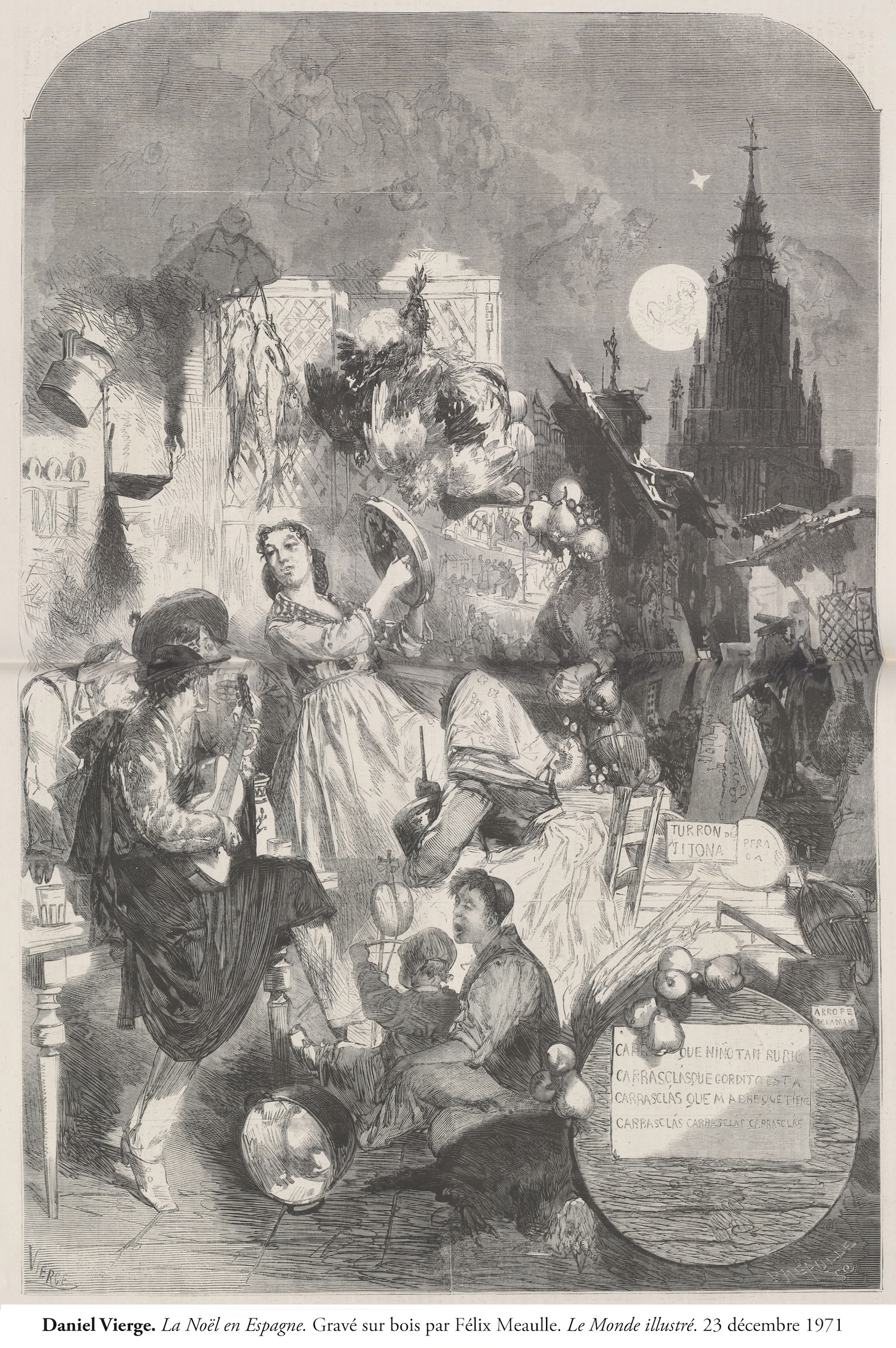 Daniel Vierge. Noël en Espagne