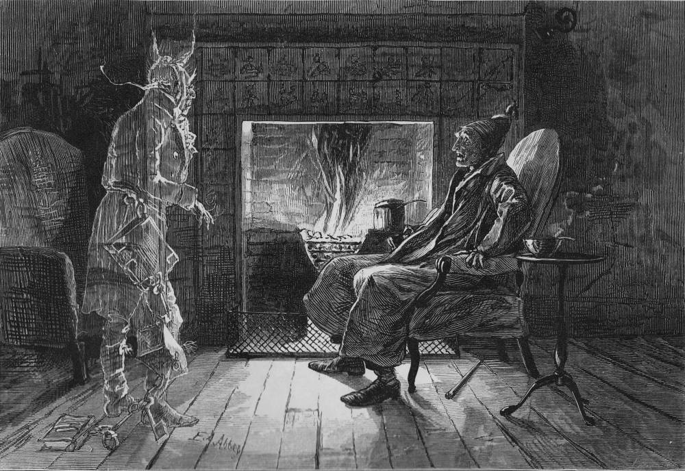 Edwin Austin Abbey. Dickens Christmas Carol (graveur inconnu)