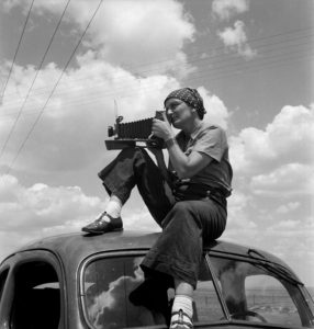 Dorothea Lange photographiée par Paul Taylor