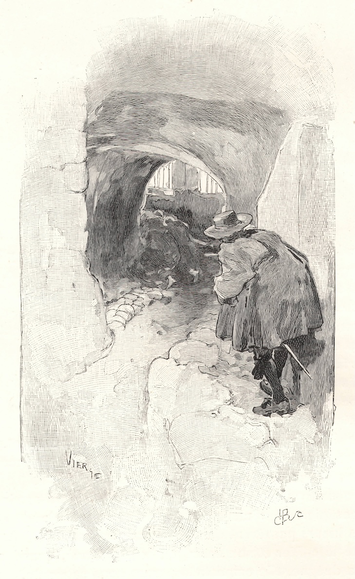 Clément-Édouard Bellenger: Le Cabaret des Trois vertus de Saint-Juirs, sur un dessin de Daniel Vierge