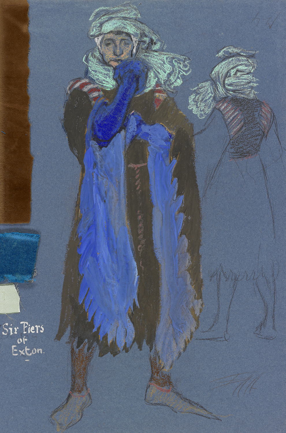 Richard II / Henry Irving / dessin des costumes: Edwin Abbey