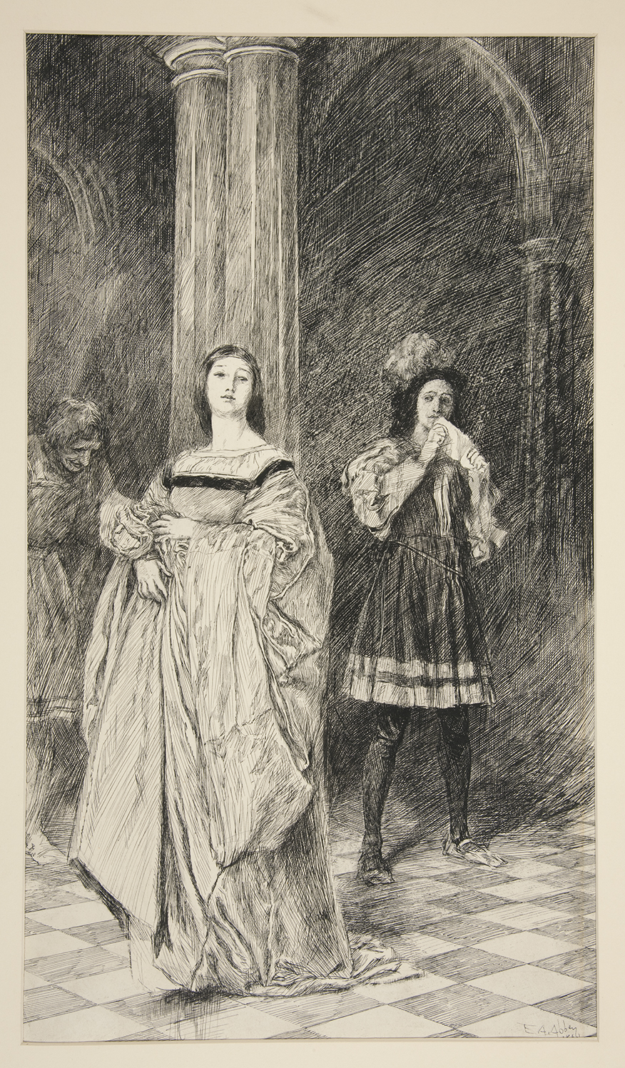 Shakespeare: Les deux gentilshommes de Vérone. Illustration de Edward Abbey