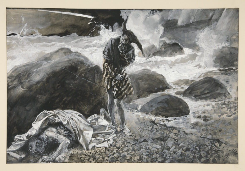 Shakespeare: La Tempête, illustration: Edward Abbey