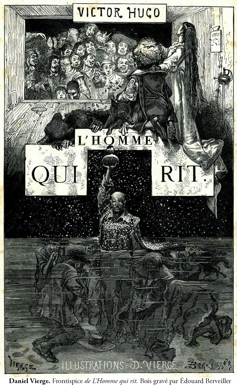 Daniel Vierge. Frontispice de L'Homme qui rit
