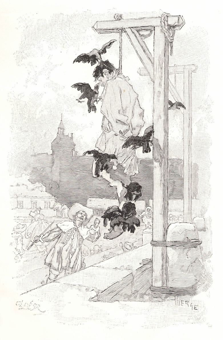 Clément-Édouard Bellenger: Le Cabaret des Trois vertus de Saint-Juirs, sur un dessin de Daniel Vierge