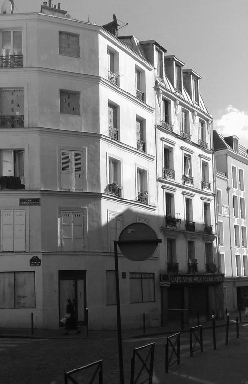 L'hôtel du 32, rue Polonceau à Paris, juste avant la démolition