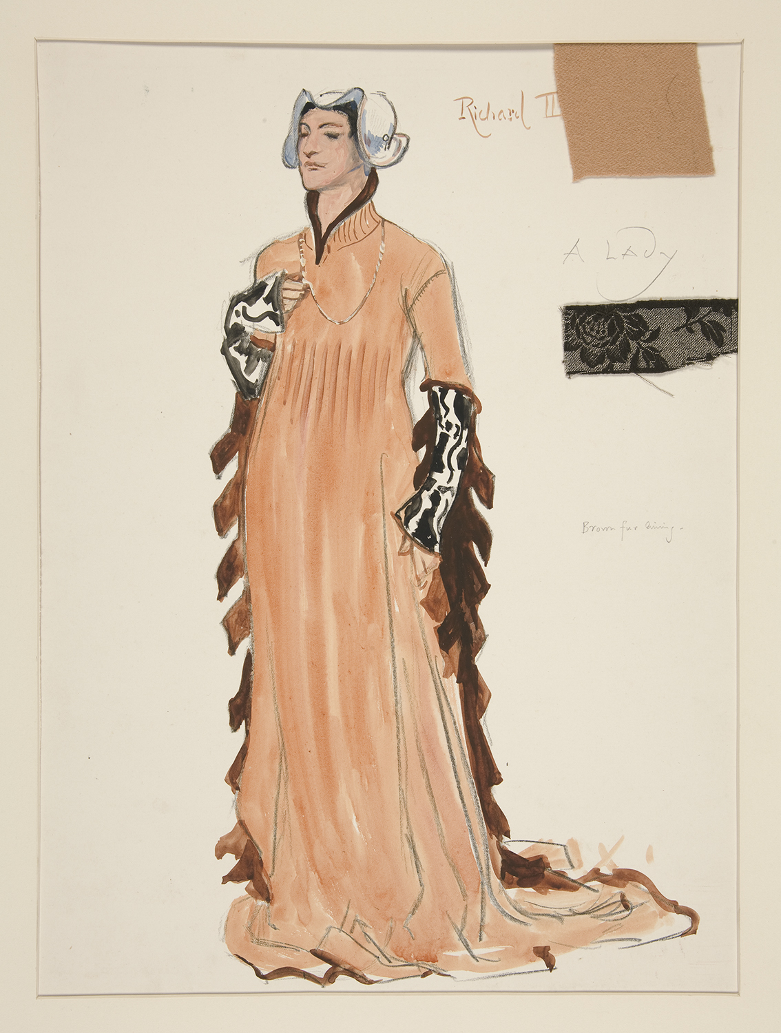 Richard II / Henry Irving / dessin des costumes: Edwin Abbey