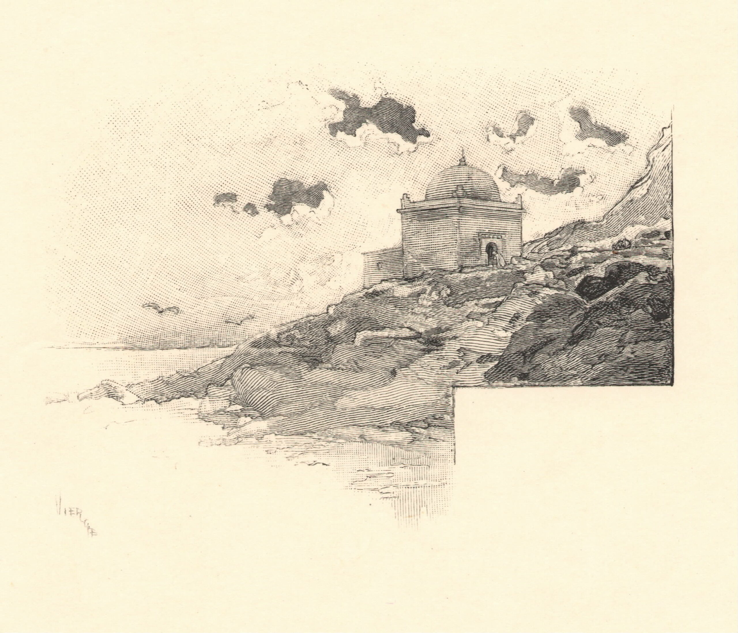 Frédéric Florian. Le Dernier abencérage. Gravure sur bois de fil des dessins de Daniel Vierge