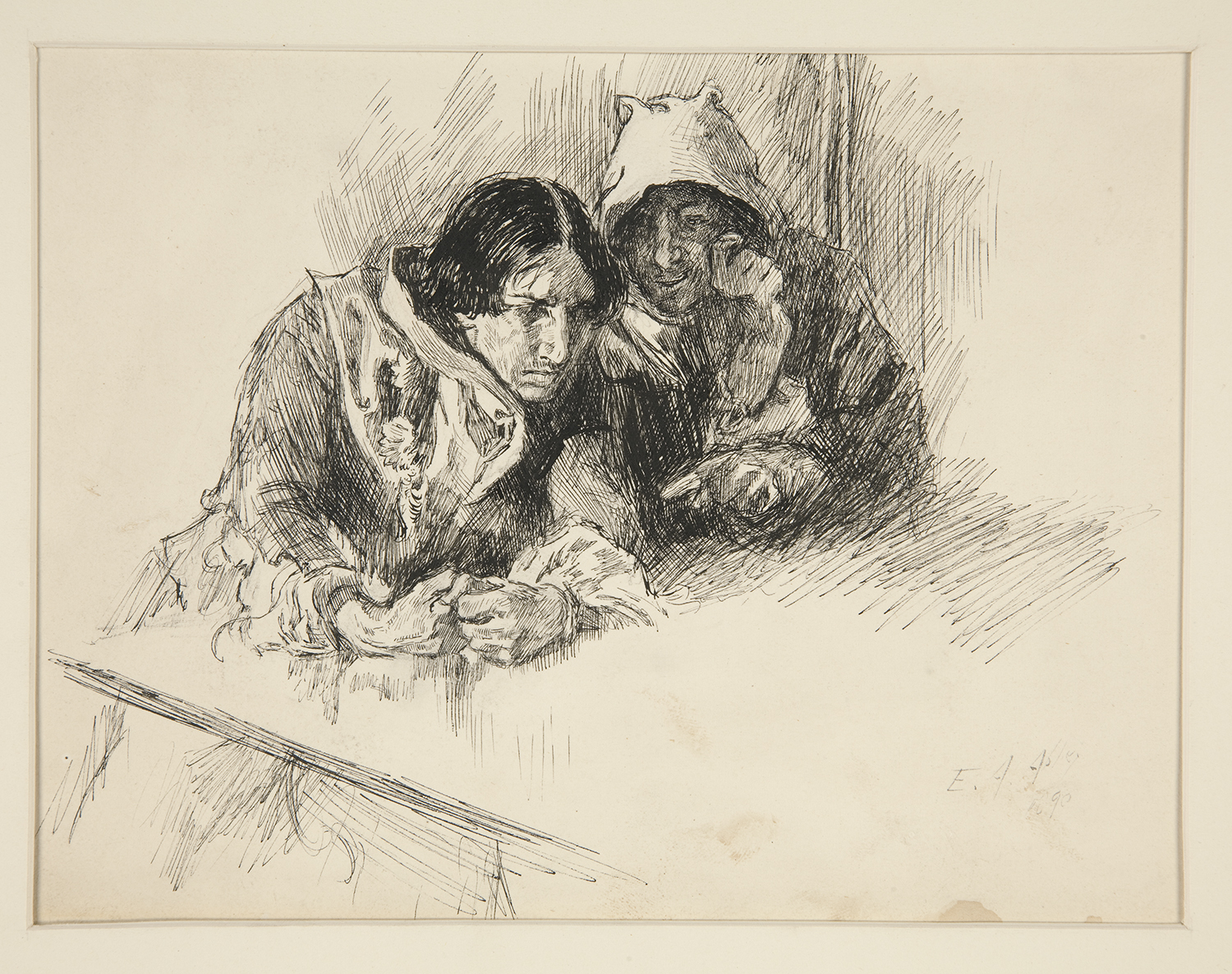 Shakespeare: Beaucoup de bruit pour rien. Illustration de Edward Abbey.