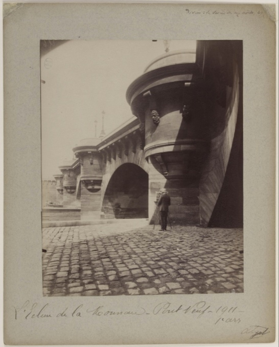Photographie: Eugène Atget, L'écluse au Pont Neuf