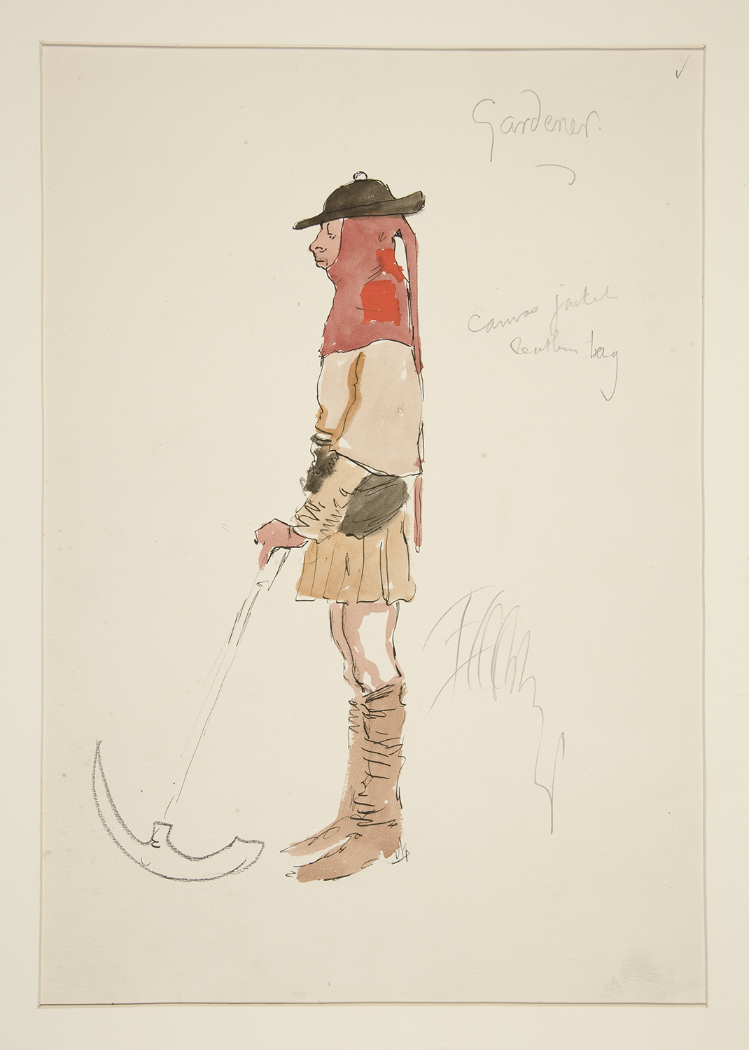 Richard II / Henry Irving / dessin des costumes: Edwin Abbey