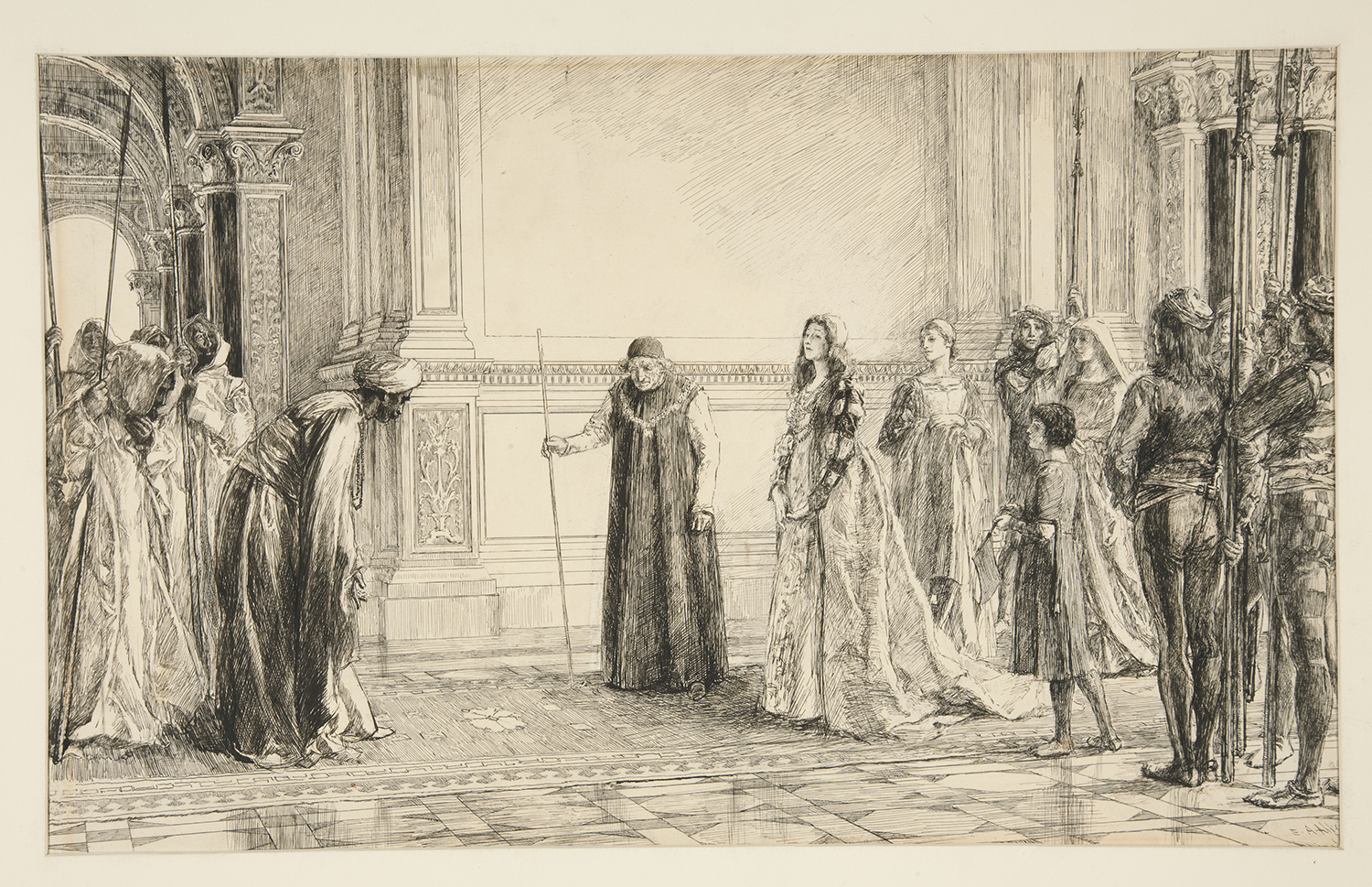 Shakespeare, Le Marchand de Venise, illustrations Edward Austin Abbey