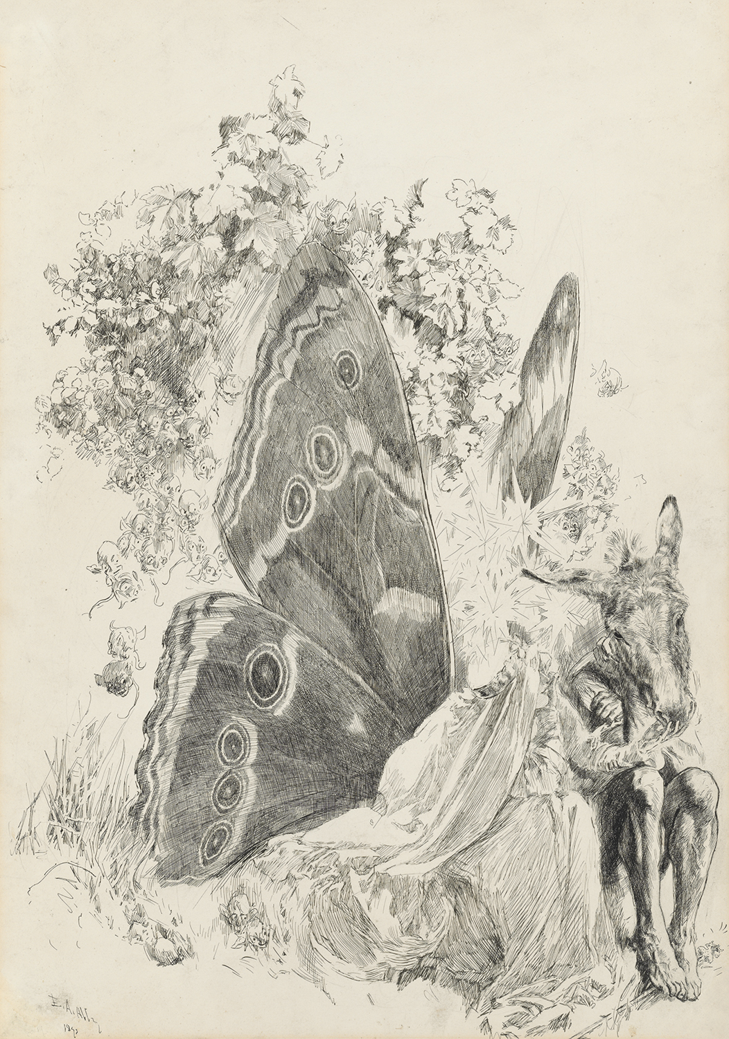 Shakespeare: Le songe d'une nuit d'été. Illustration de Edward Abbey