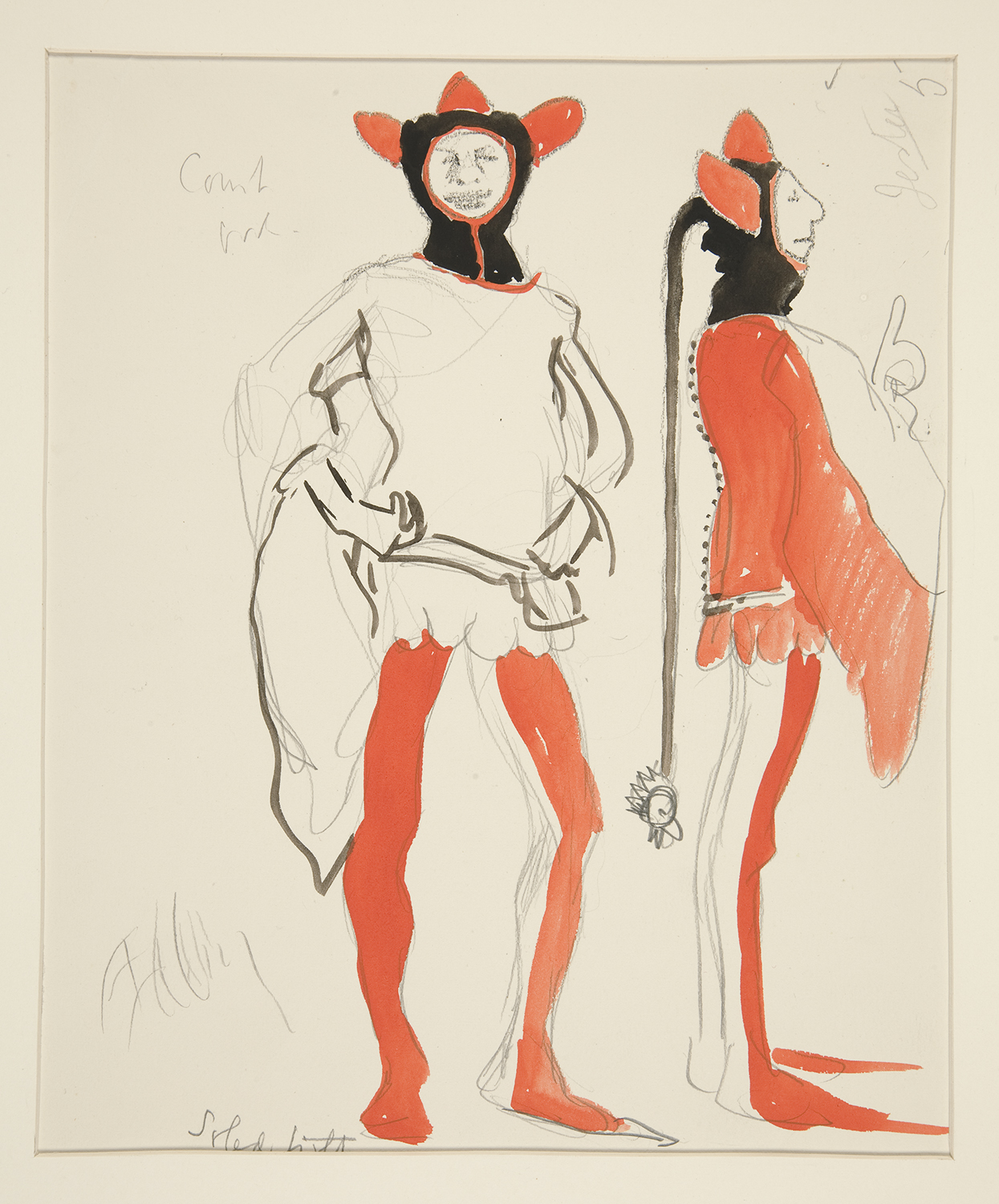 Richard II / Henry Irving / dessin des costumes: Edwin Abbey