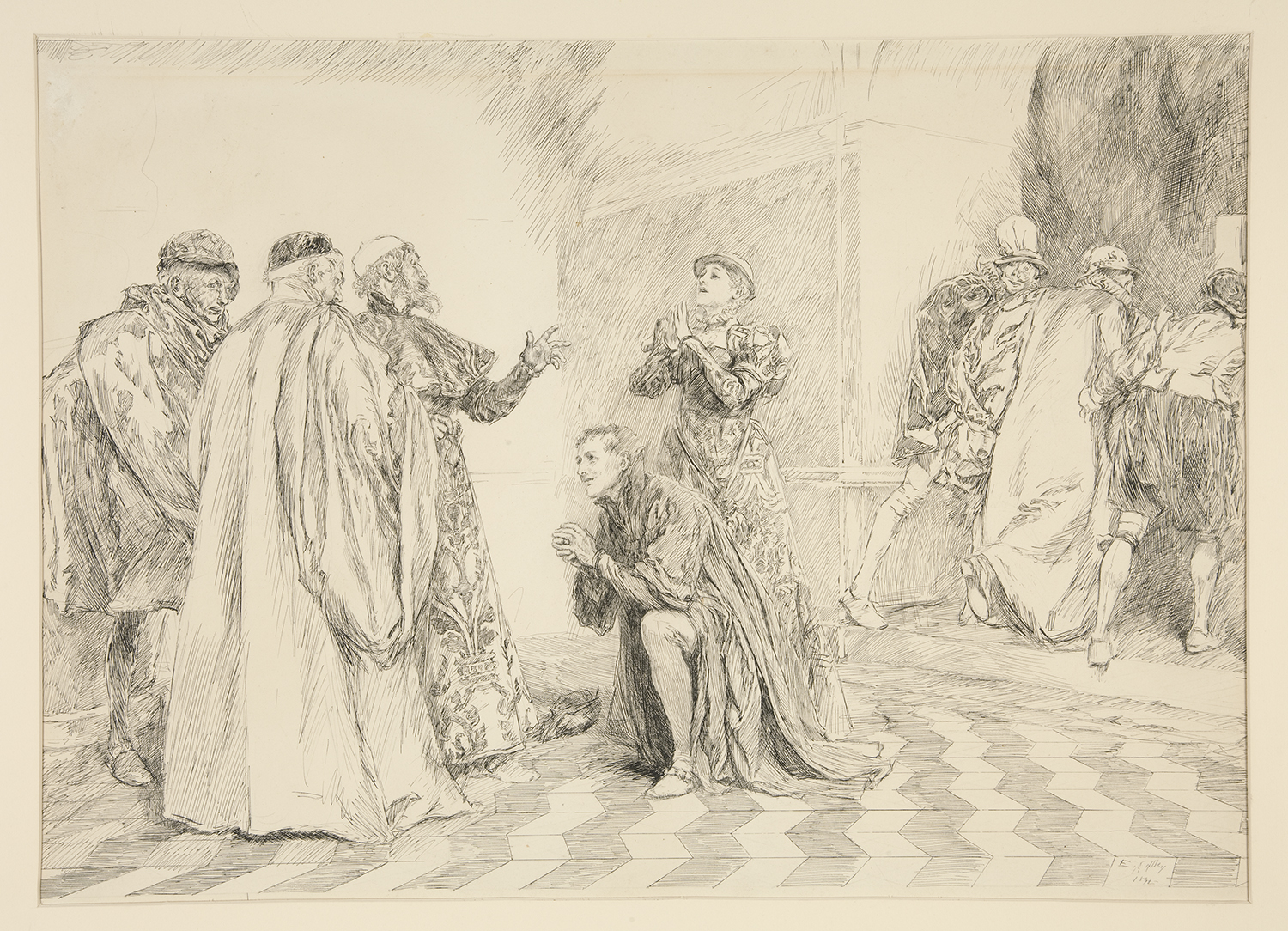Shakespeare: La mégère apprivoisée, illustration: Edward Abbey