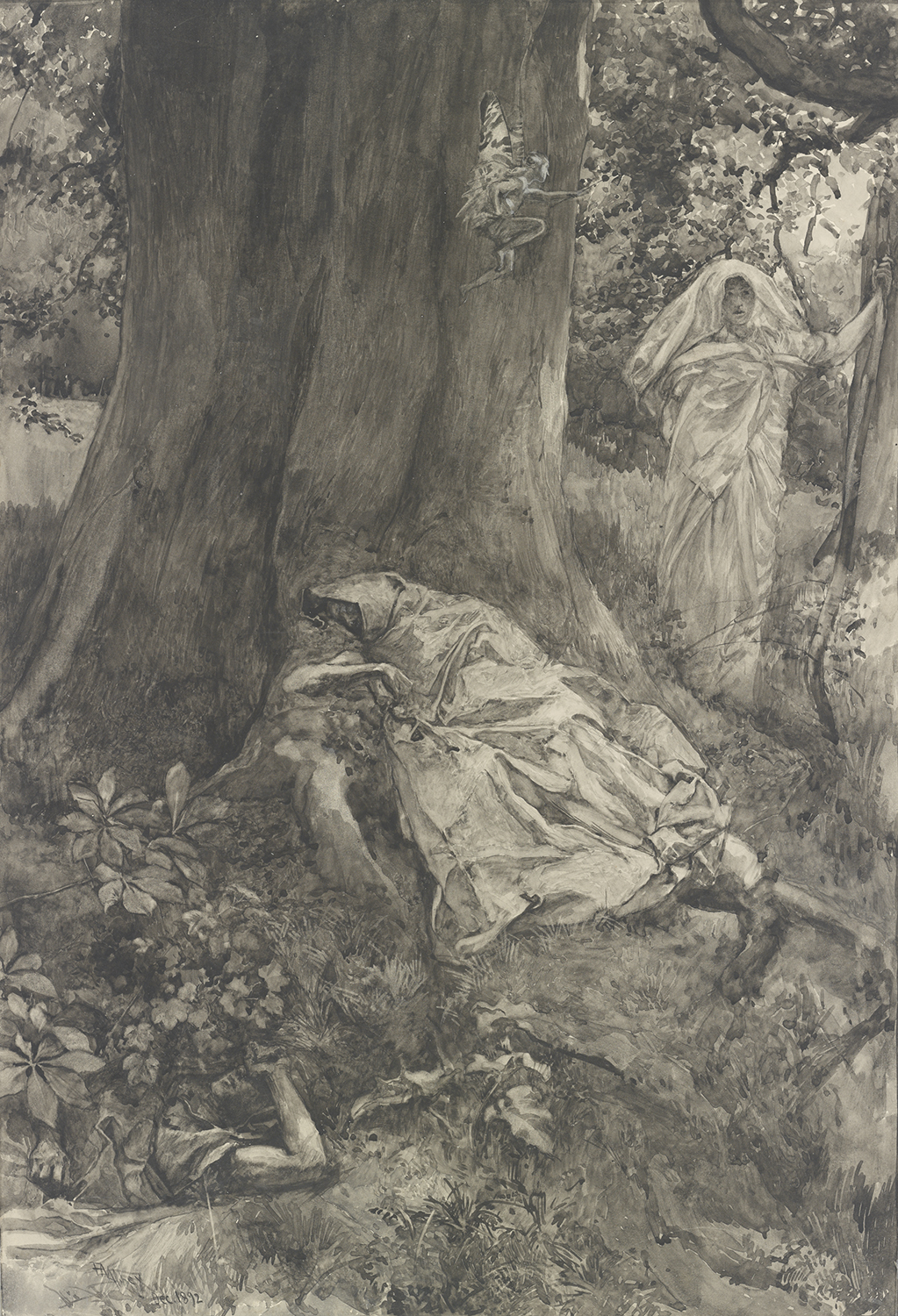 Shakespeare: Le songe d'une nuit d'été. Illustration de Edward Abbey