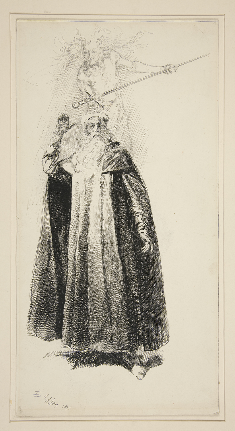 Shakespeare: La Tempête, illustration: Edward Abbey