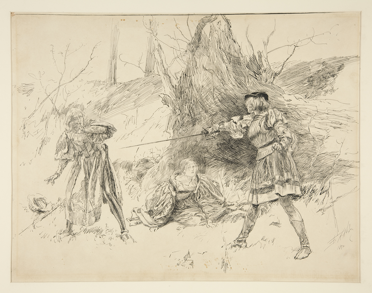 Shakespeare: Les deux gentilshommes de Vérone. Illustration de Edward Abbey