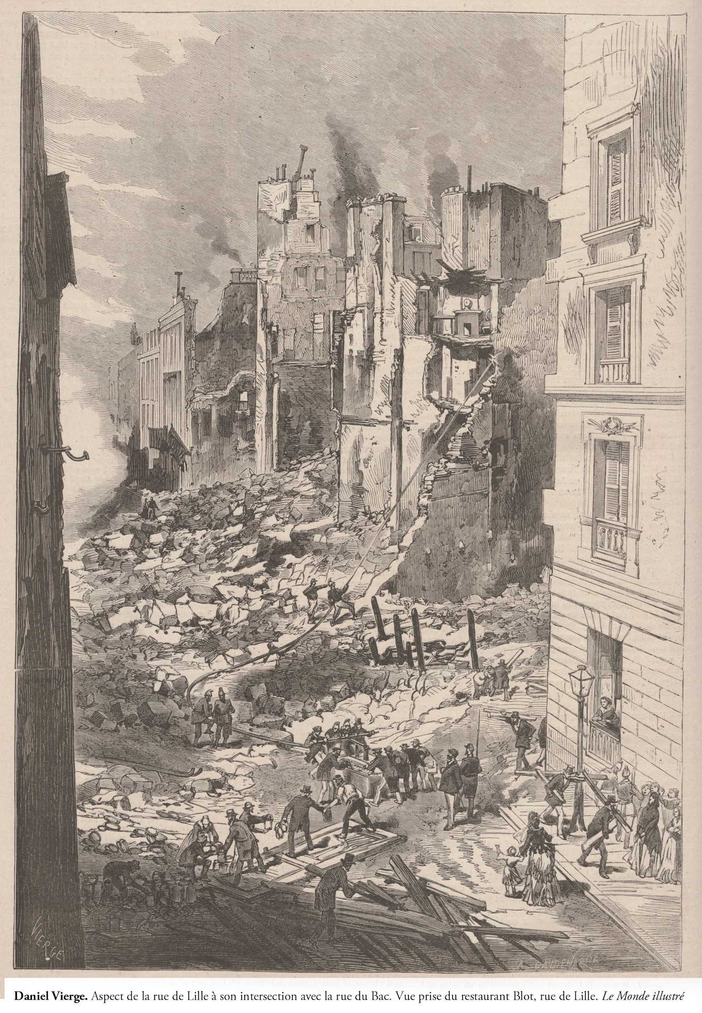 Daniel Vierge. Les désastres de Paris