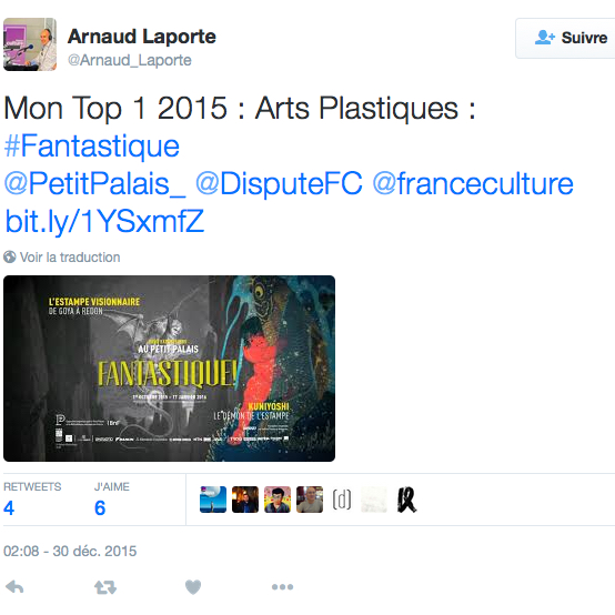 twitter arnaud laporte top 1 dispute france culture fantastique