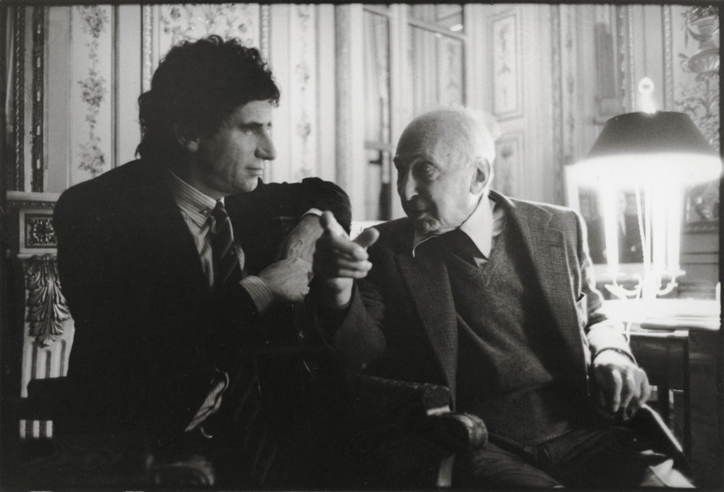André Kertész et Jack Lang (1982)