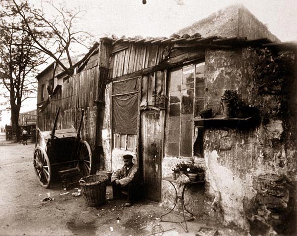 Eugène Atget - Zone des fortifications - Boulevard Masséna (1910)