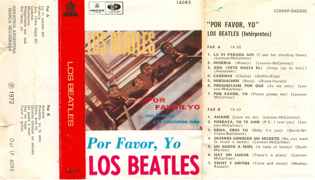 Los Beatles: Por favor, yo / Please please me