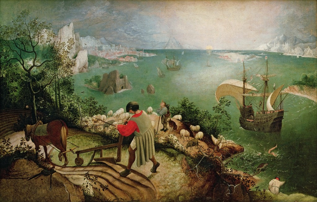 Pieter Brueghel l'Ancien, La Chute d'Icare 
