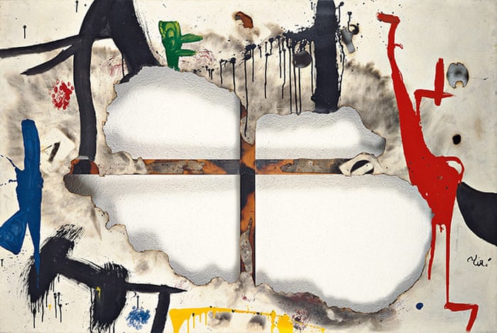 Joan Miró - Burnt Canvas (1973)