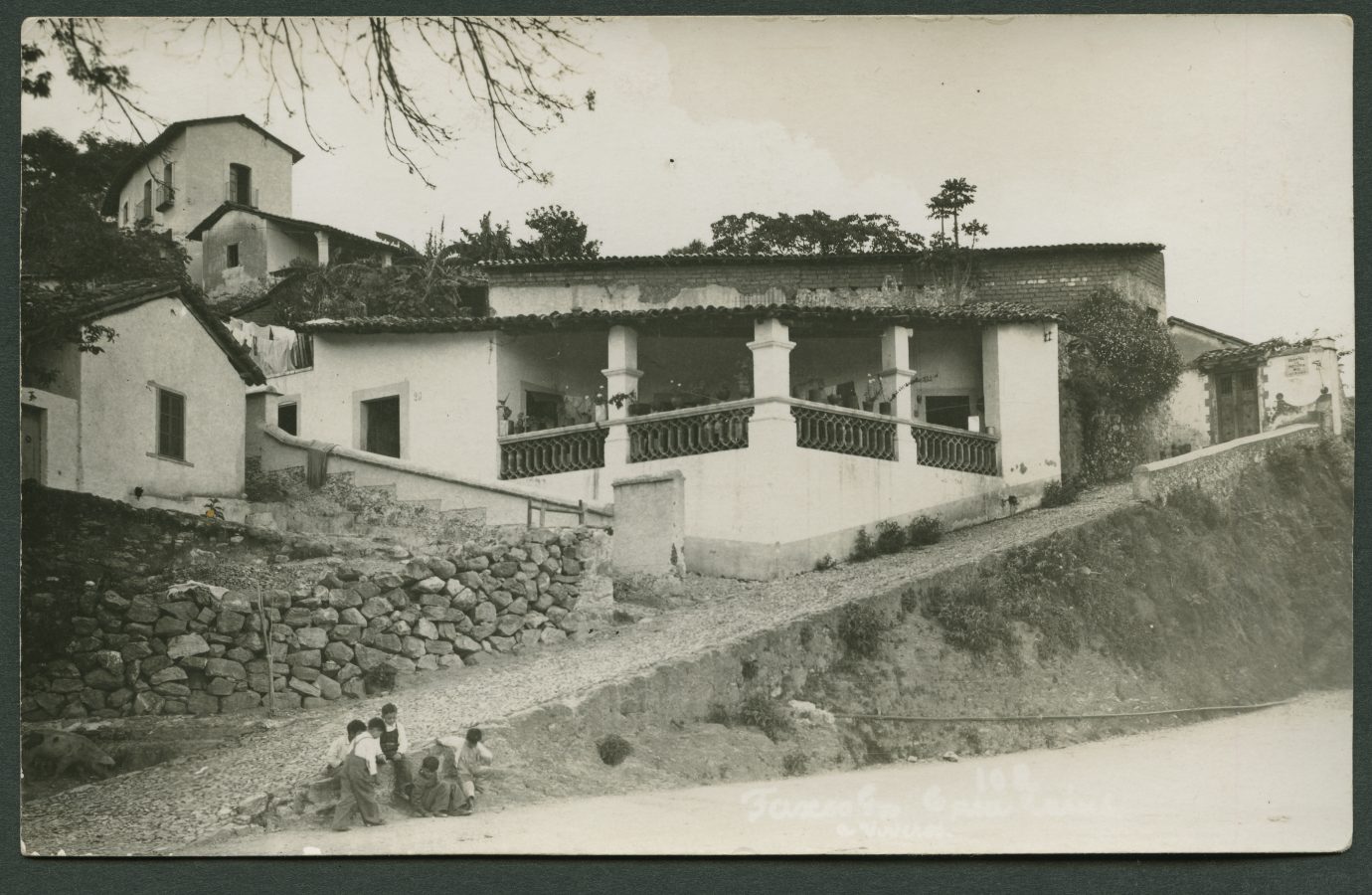Recto de la carte postale envoyée depuis Taxco par Seva Volkov à Daniel Martinet en août 1939