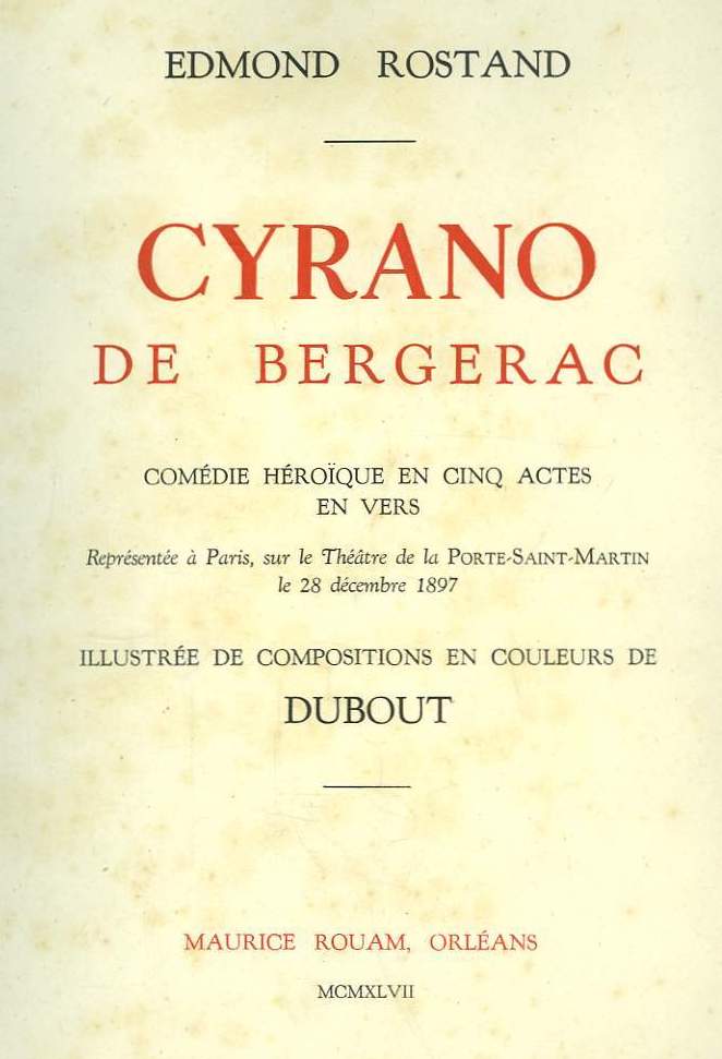 Cyrano de Bergerac pour nos responsables politiques au verbe bas