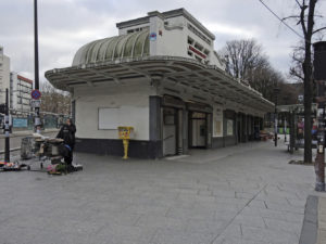 Station Porte des Lilas, édicule de Charles Plumet - Photo © Gilles Walusinski