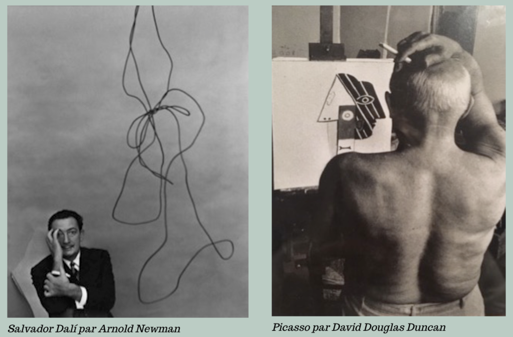 Salvador par Arnold Newman, Picasso par David Douglas Duncan