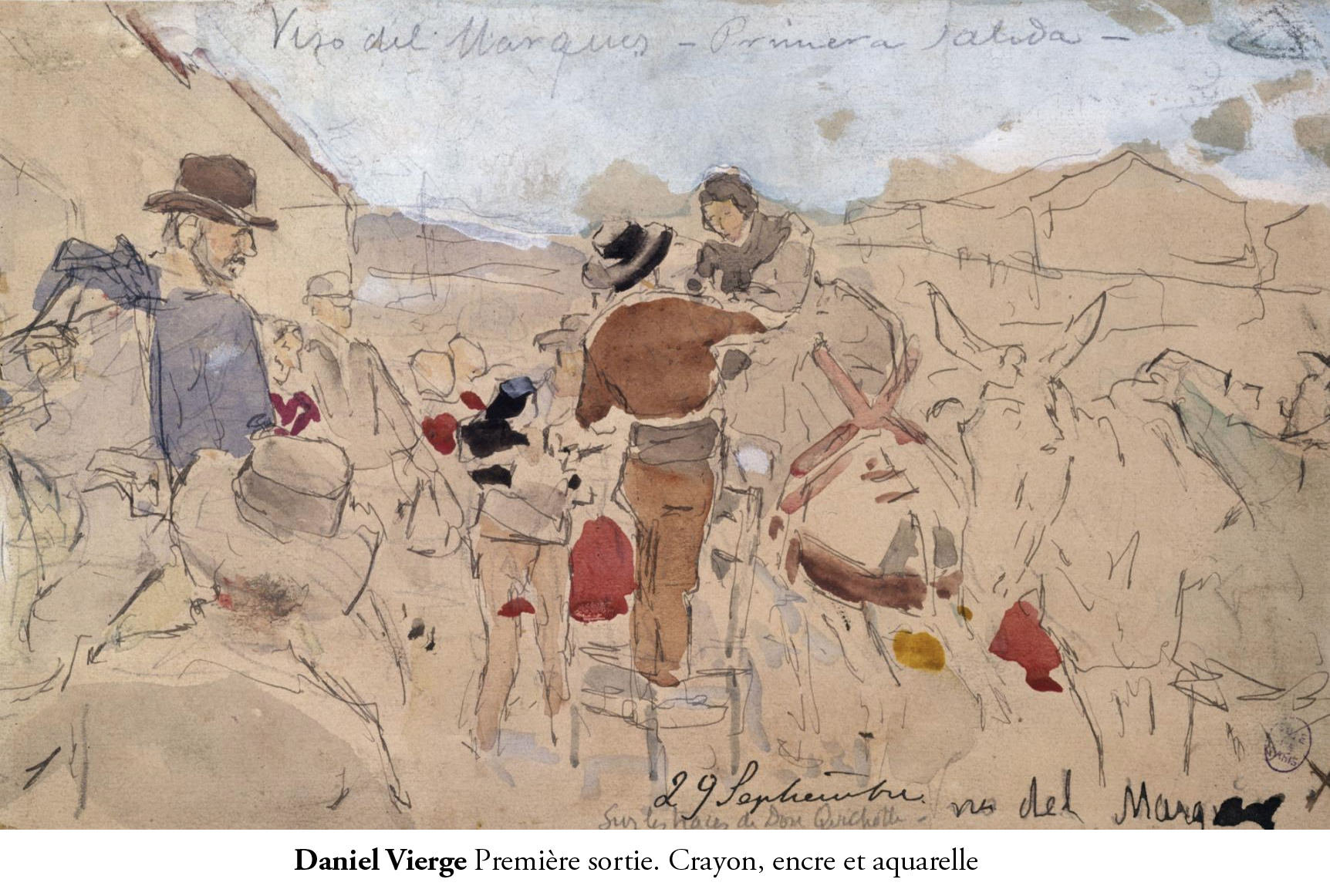 Daniel Vierge. Première sortie