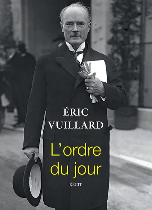 Eric Vuillard, L'Ordre du jour, Actes Sud, coll. Un endroit où aller