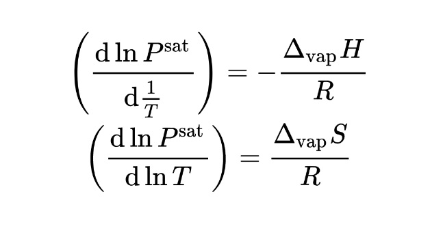 Équation de Clausius-Clapeyron